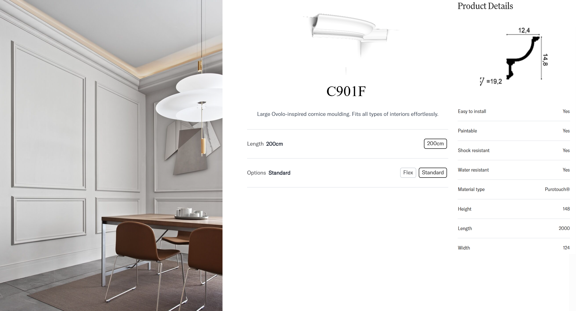 European Award Winning Flexible Cornices