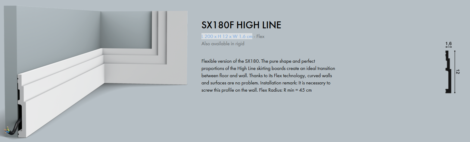 Archiprofiles www.archiprofiles.com.au Orac SX180 Flexible